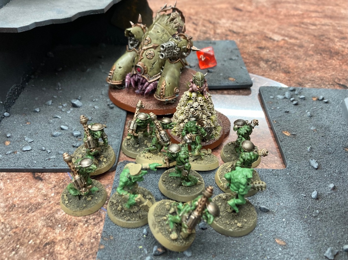 Death Guard vs Grotz (1,000 points) – Battle Report – Plague Gardening